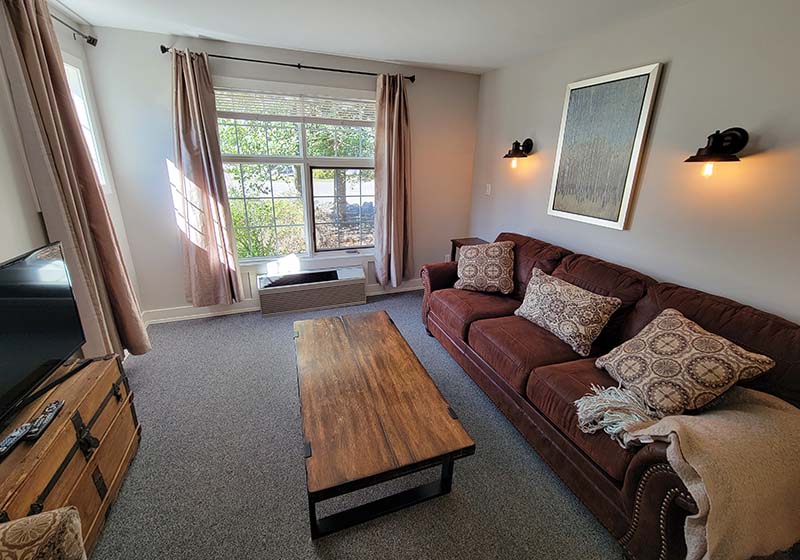 The large living room in our Tudor Suite, perfect for families or groups.